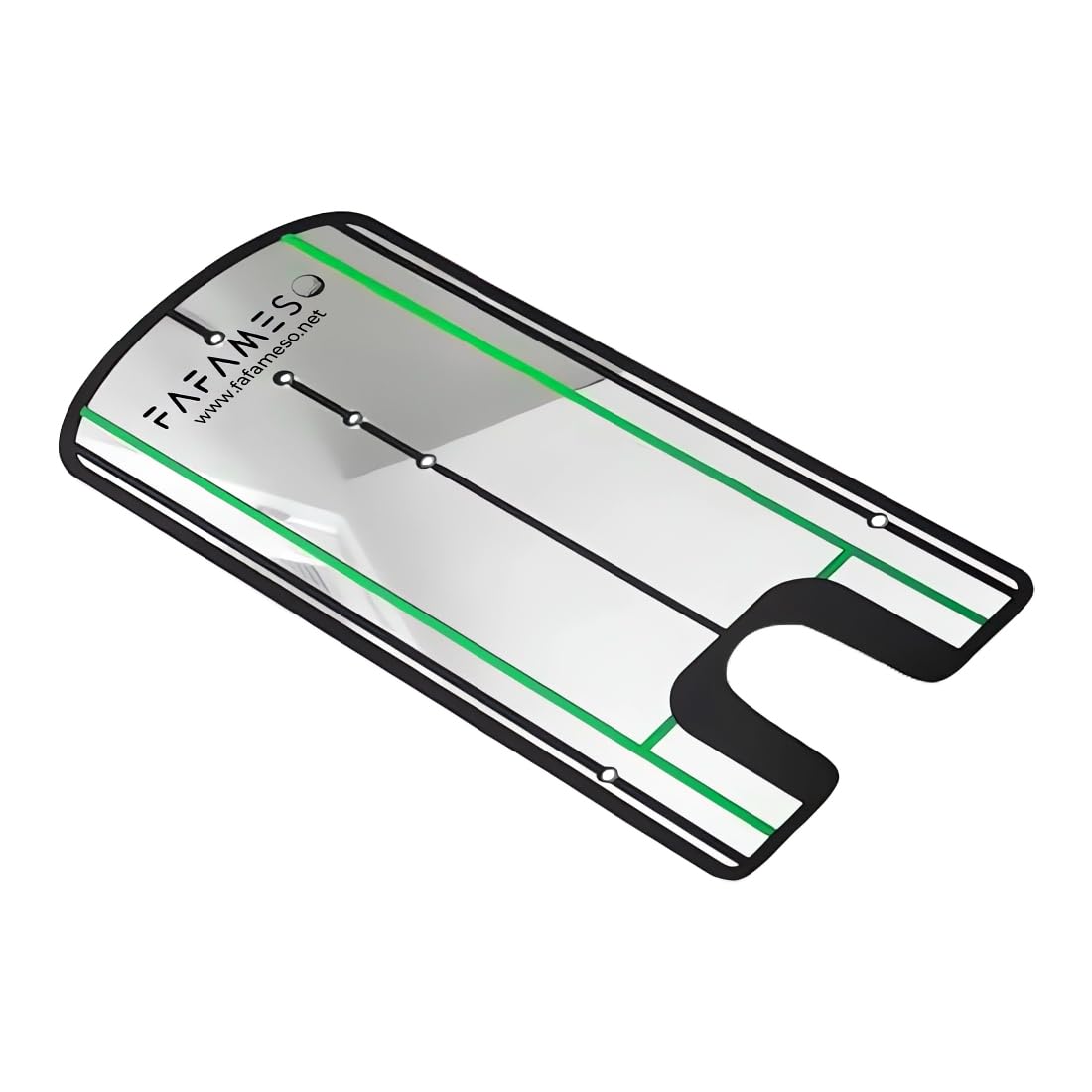 Premium Golf Putting Mat Mirror with Alignment Guide - Indoor/Outdoor Practice Aid for Perfecting Your Short Game | Ideal for Home, Office, or Backyard Training