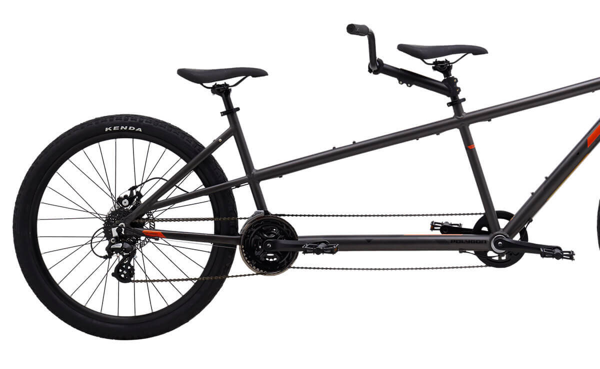 Premium Polygon Impression AX Tandem Bike for Adults - Comfortable & Durable Two-Person Bicycle for Road & Trail Riding - Perfect for Couples, Friends & Family Outdoor Adventures
