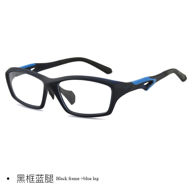 Bclear TR90 Square Full Rim Sport Eyeglasses for Men - Lightweight Durable Frame (Model ZT9233) - Perfect for Running, Cycling & Outdoor Activities