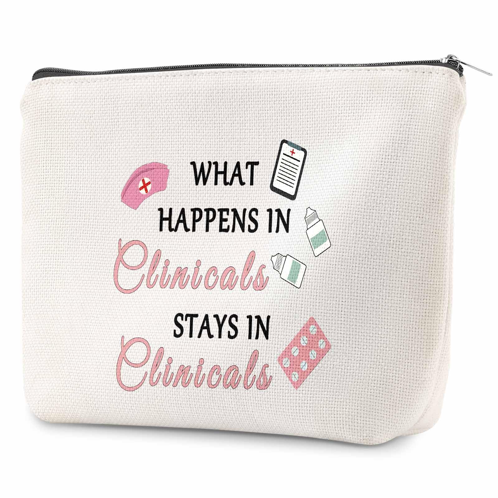 Trendy Christmas & Thanksgiving Gifts for Women - Cute Travel Zipper Pouch Cosmetic Bag - Unique Gift Ideas for Her - Perfect for Makeup Storage & Travel Essentials
