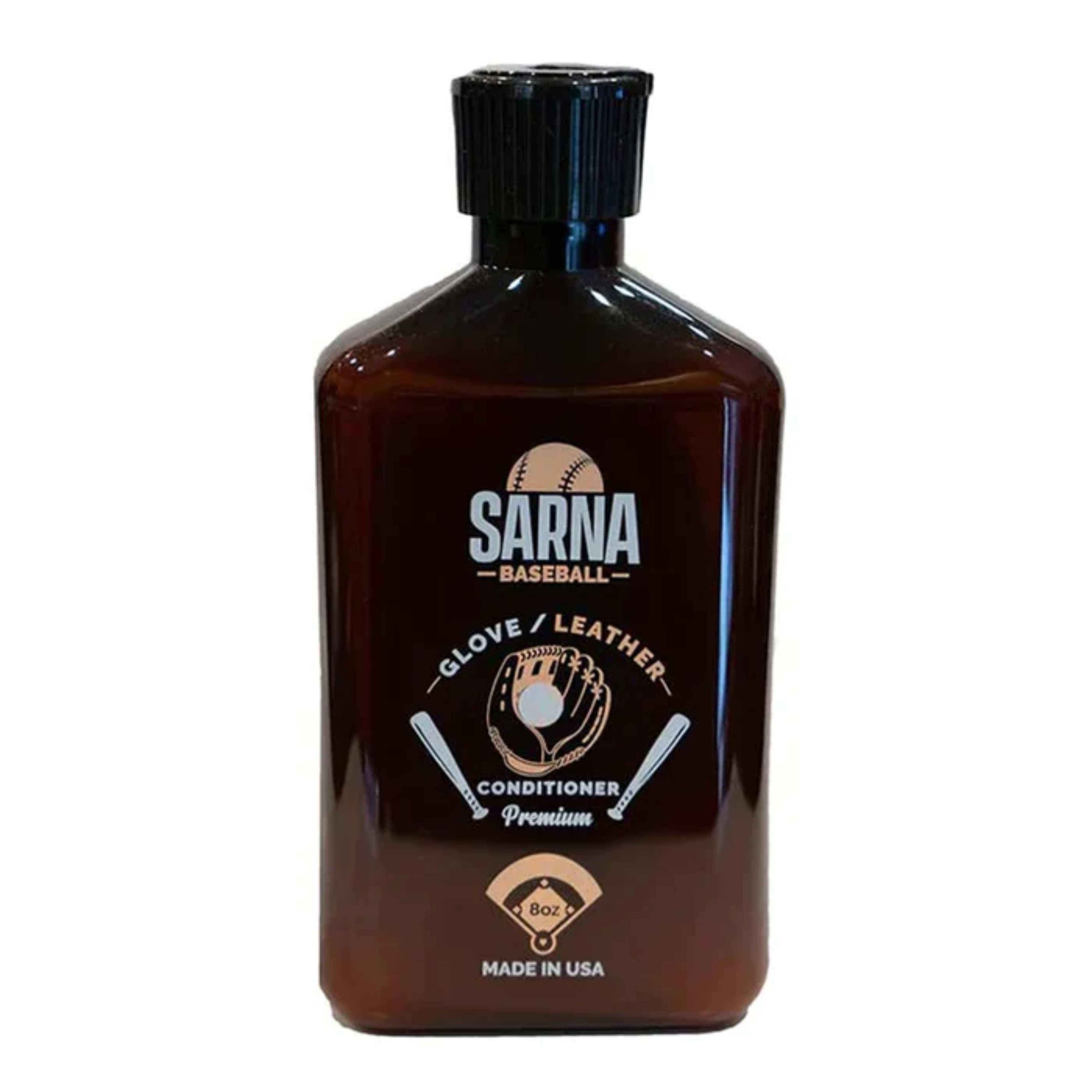 Premium Sarna Baseball Glove Leather Conditioner - Restores & Protects Leather Gloves, Mitts & Sports Gear | Ideal for Baseball, Softball & Outdoor Equipment Maintenance