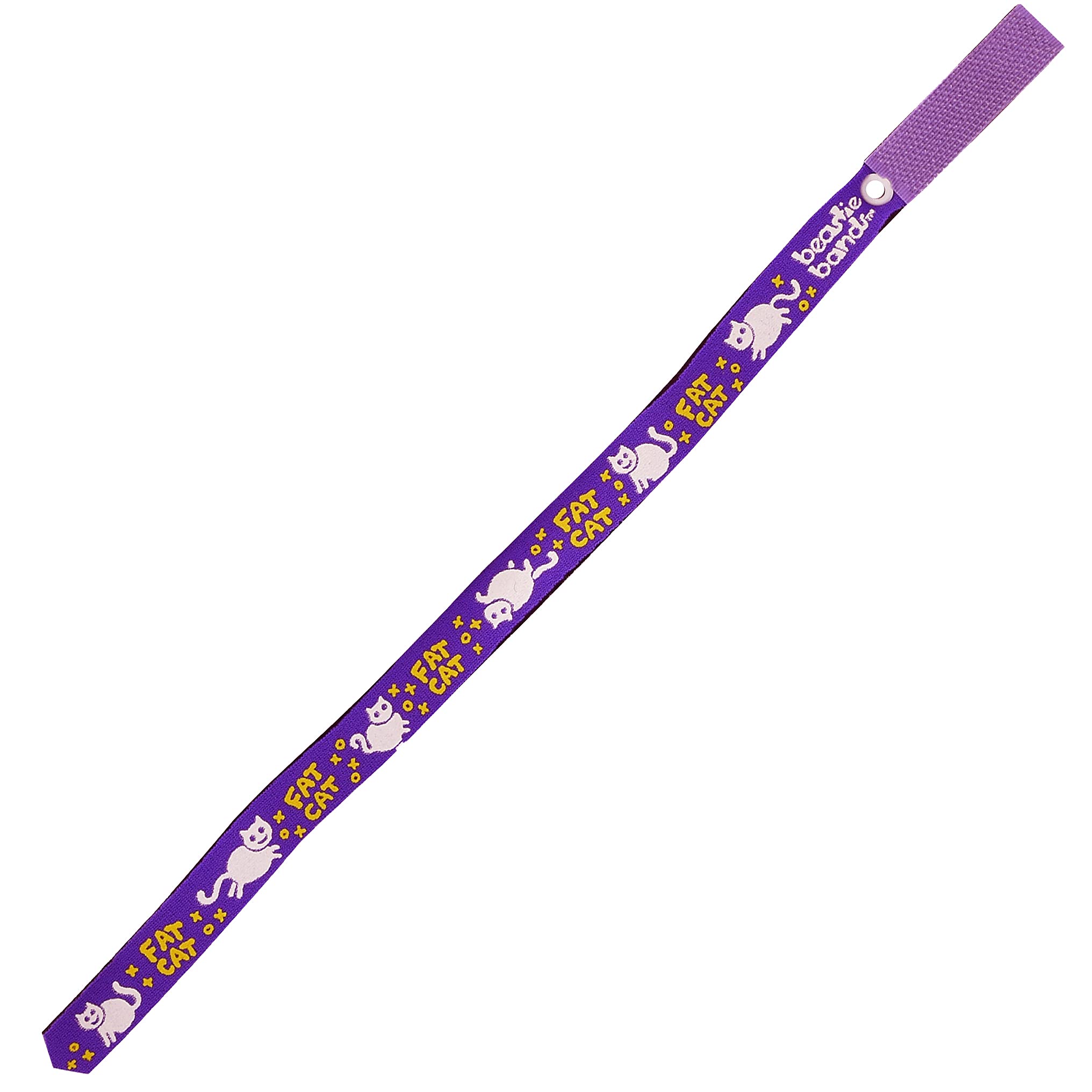 Fat Cat Collar - Purple for Large Cats - Perfect for Indoor & Outdoor Use