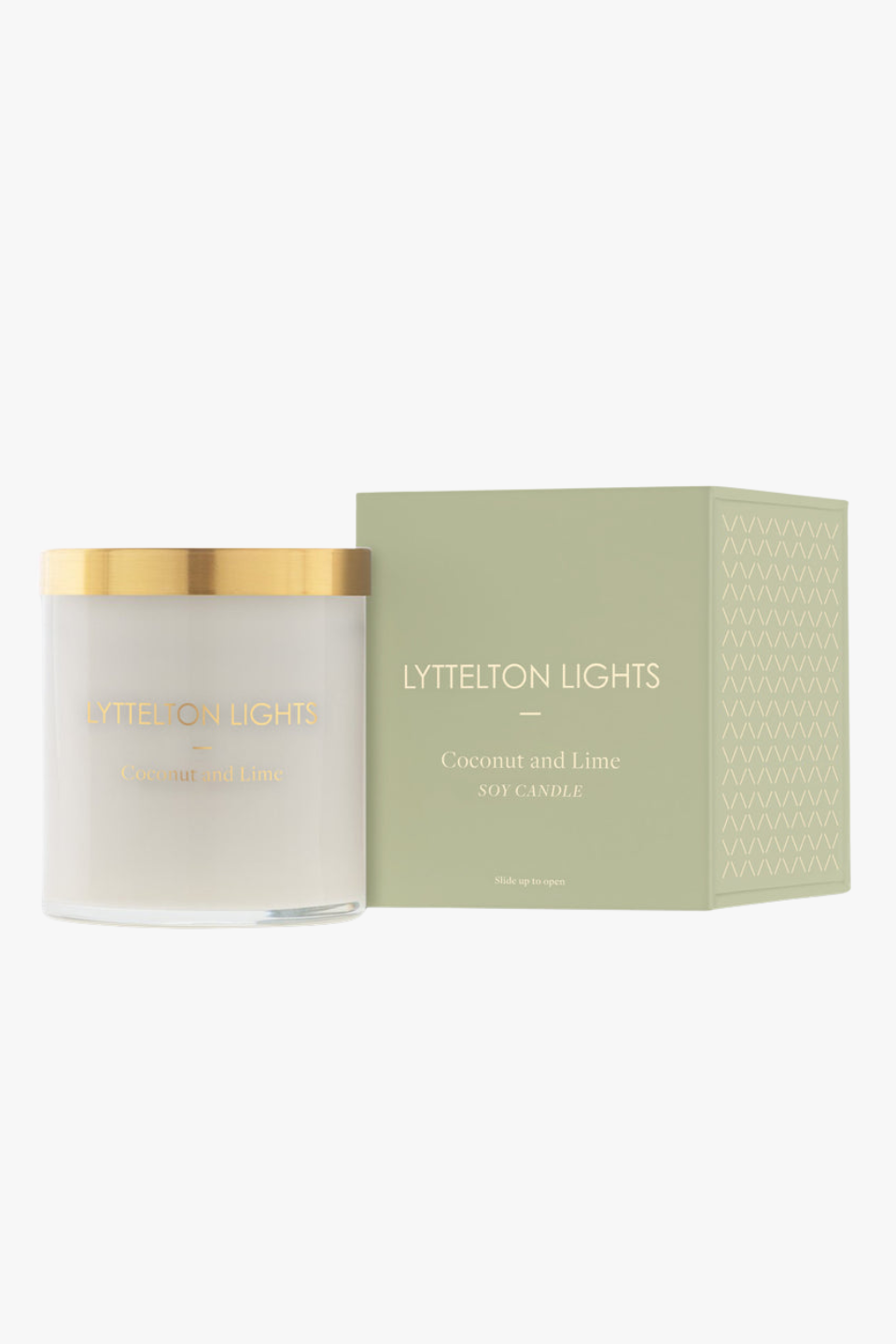 Premium Coconut & Lime Scented Candle - 65 Hour Burn Time, Medium Size - Perfect for Home, Office, Spa & Relaxation