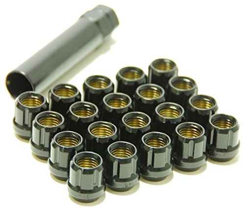 WM Muteki Open End Lug Nuts (31886B) - Chrome Plated Steel Wheel Nuts for Cars, Trucks & SUVs - Perfect for Racing, Off-Road & Custom Wheel Applications