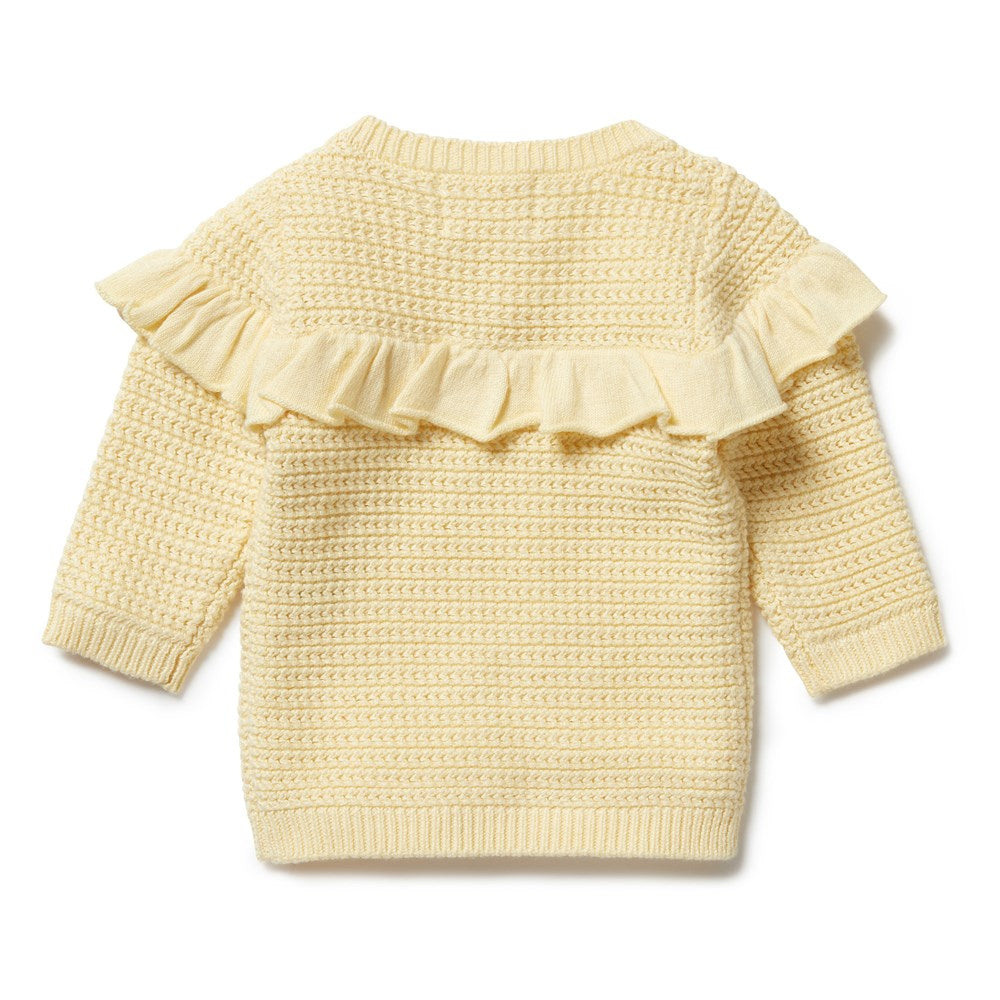 Women's Knitted Ruffle Sweater Jumper - Soft Winter Pullover for Casual Outfits & Holiday Parties | Cozy Fall & Winter Fashion