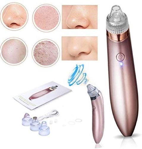 Praxon 4-in-1 Rechargeable Blackhead & Whitehead Remover - Professional Pimple & Acne Extractor Tool with LED Light for Deep Facial Cleansing - Perfect for Home Skincare Routine & Spa Treatments