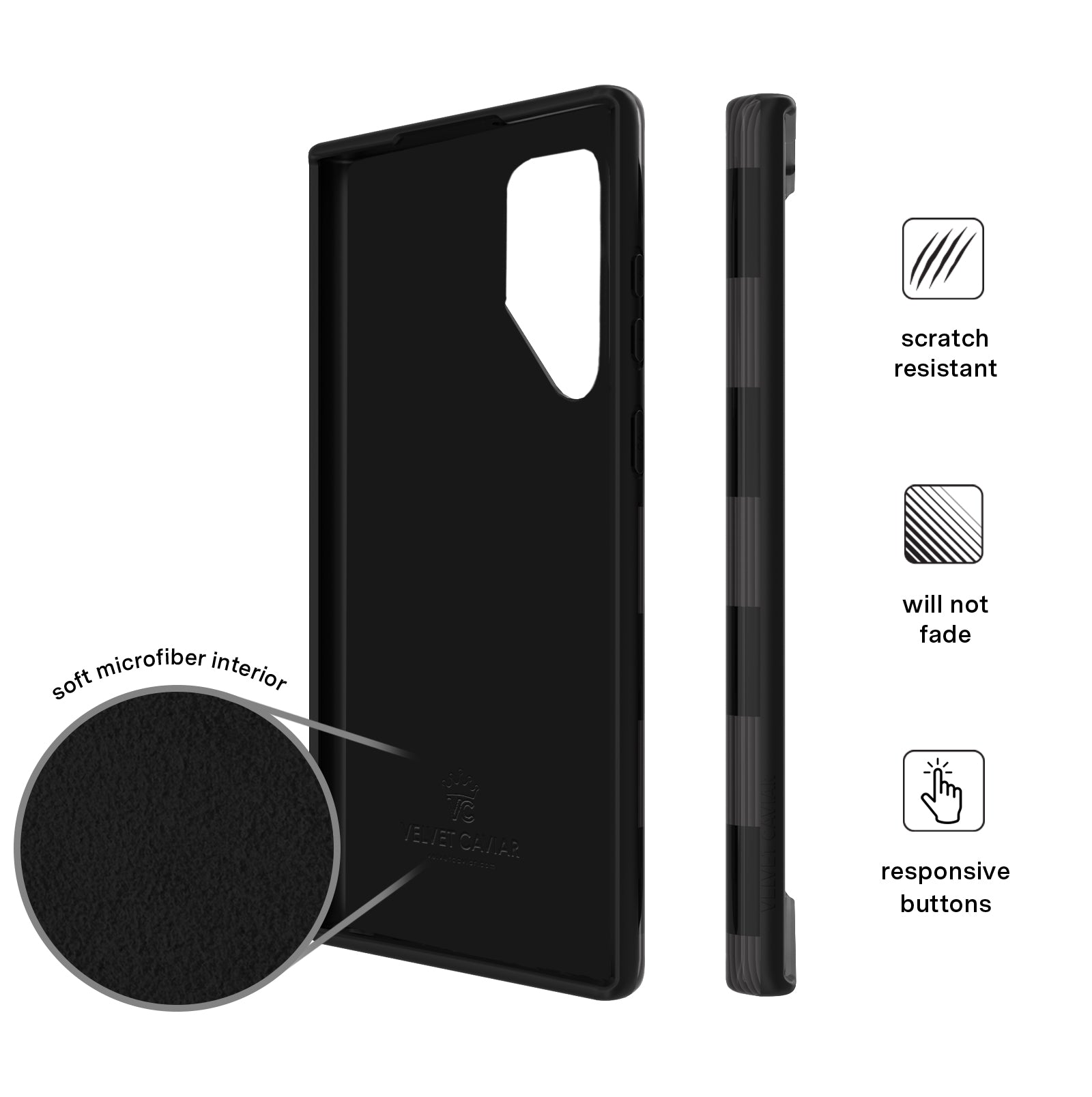 Noir Vibe Checkered Samsung Phone Case - Stylish Protective Cover for Samsung Galaxy (Model Specific) | Perfect for Everyday Use, Work & Travel