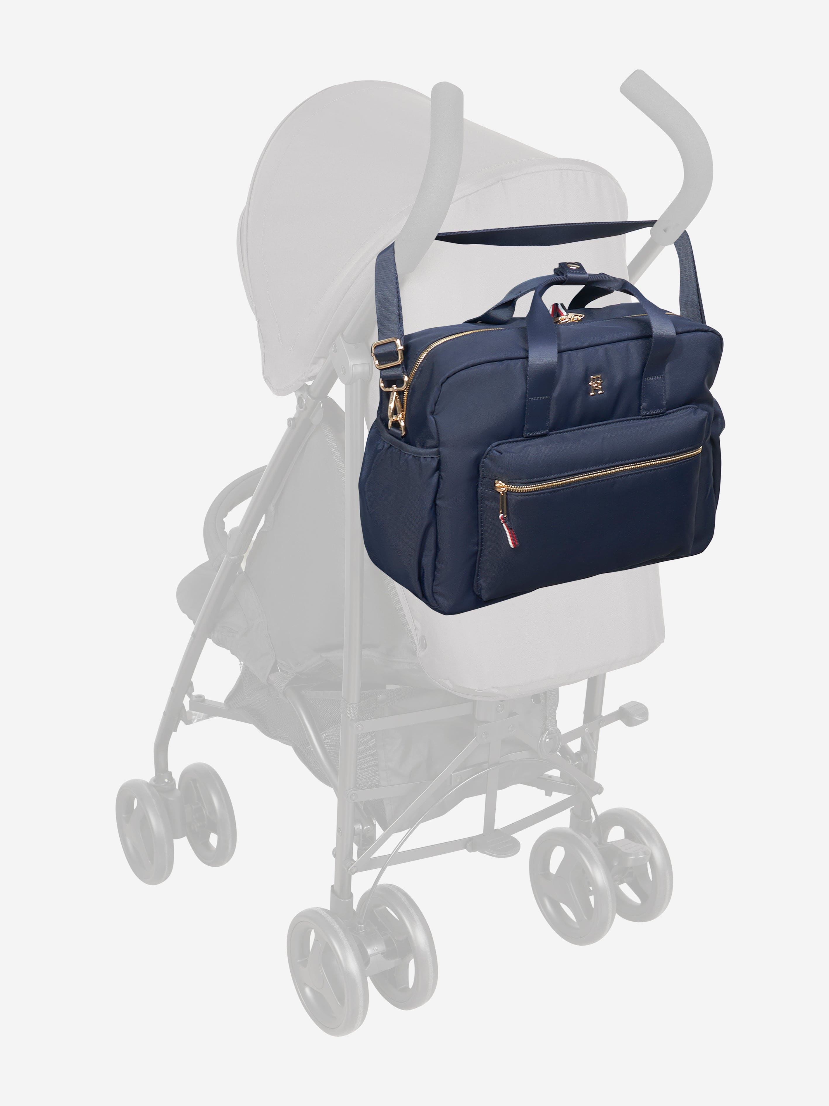 Premium Navy Baby Changing Bag - 37cm Diaper Backpack for Parents, Waterproof & Spacious with Insulated Bottle Pockets | Perfect for Travel, Daycare & On-the-Go Parenting