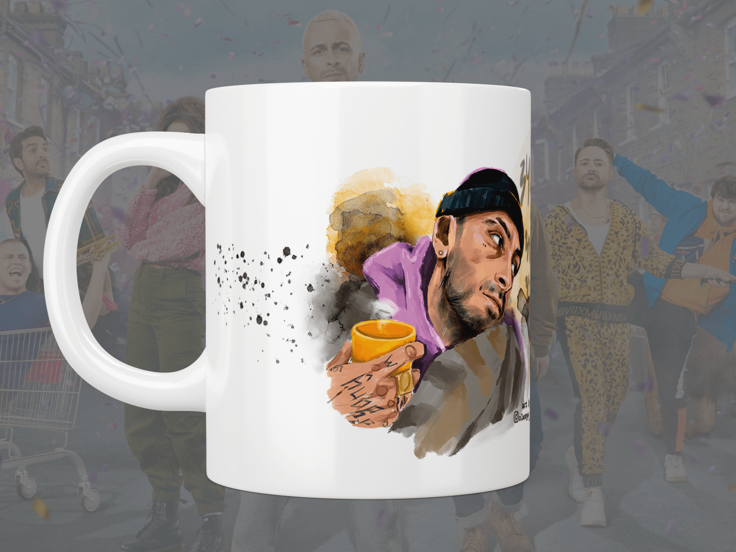 Brassic: Vinnie And Erin '34% Was Always Enough' Coffee Mug - Perfect for Tea, Coffee & Office Gifts