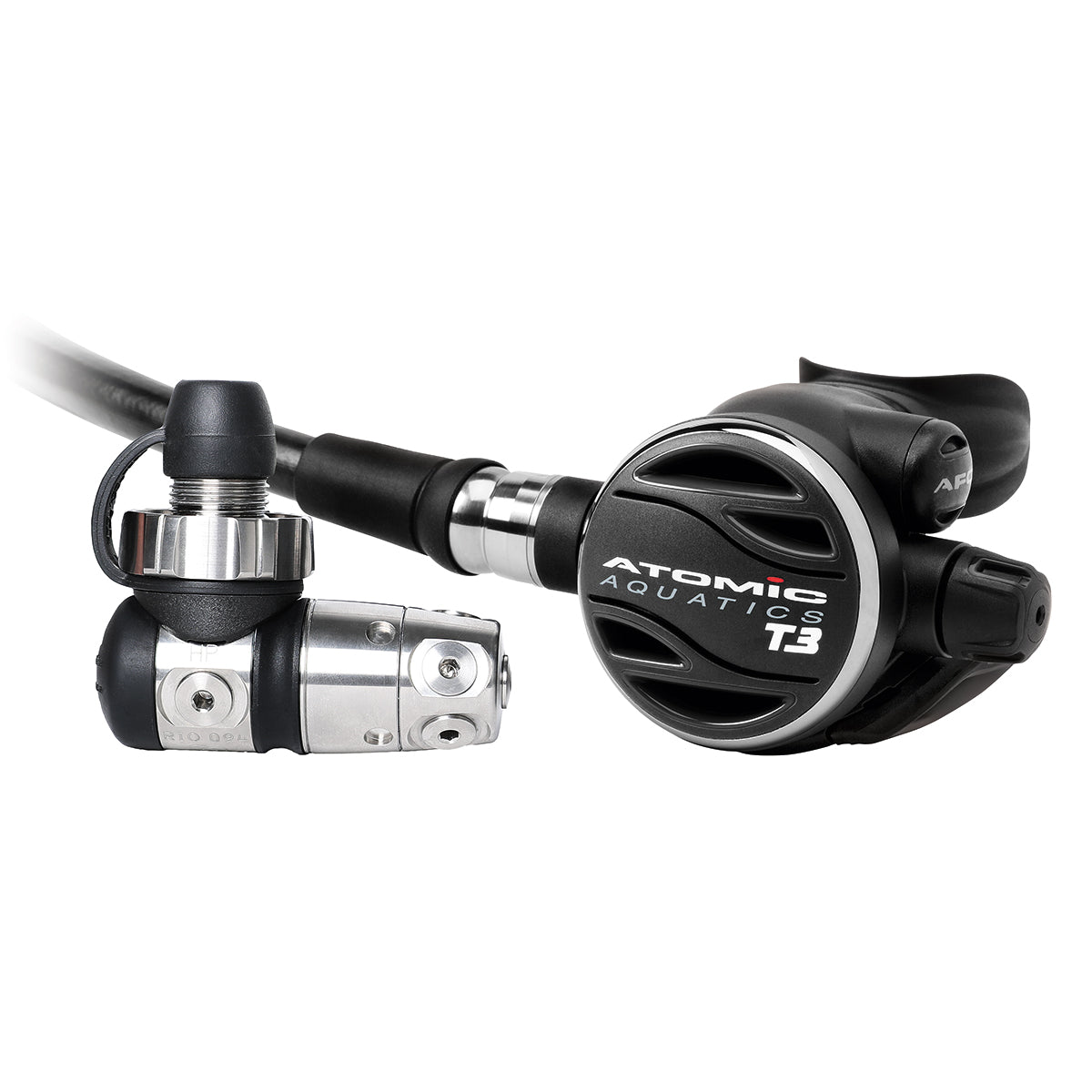 Atomic Aquatics T3 Titanium Sealed Scuba Diving Regulator - Professional Grade Dive Equipment for Deep Sea Exploration & Underwater Adventures