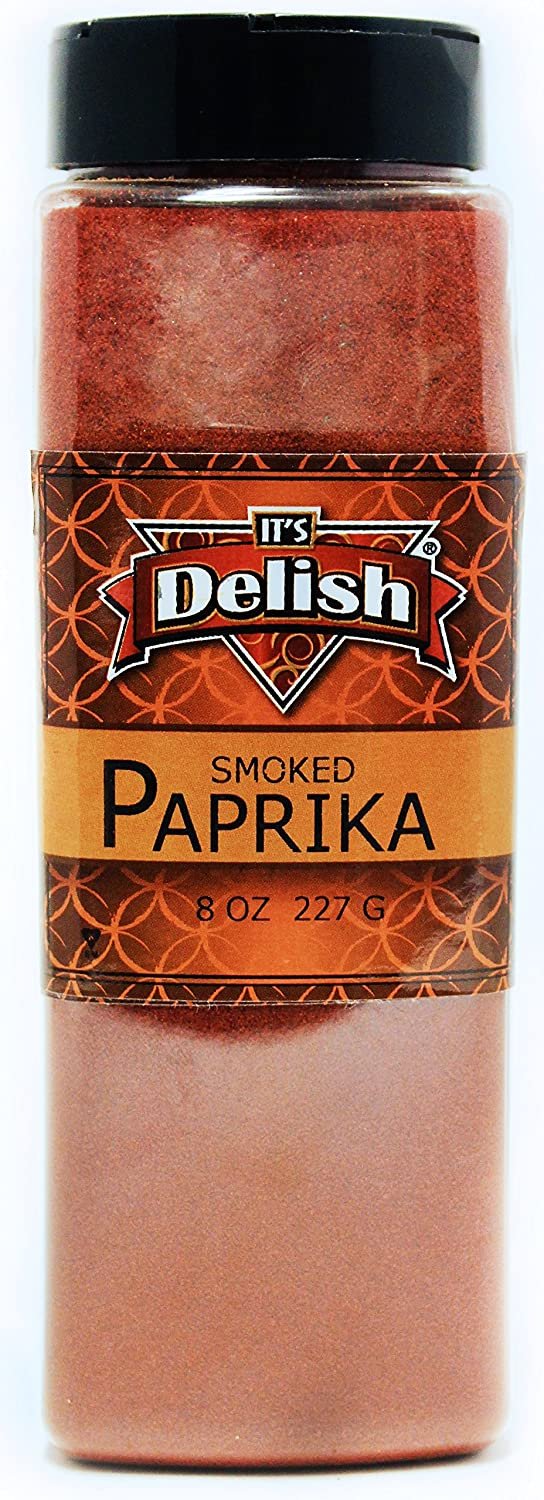 Premium Smoked Paprika Powder - 100% Natural, Rich Flavor for BBQ, Grilling & Gourmet Cooking - Perfect for Seasoning Meats, Vegetables & Soups