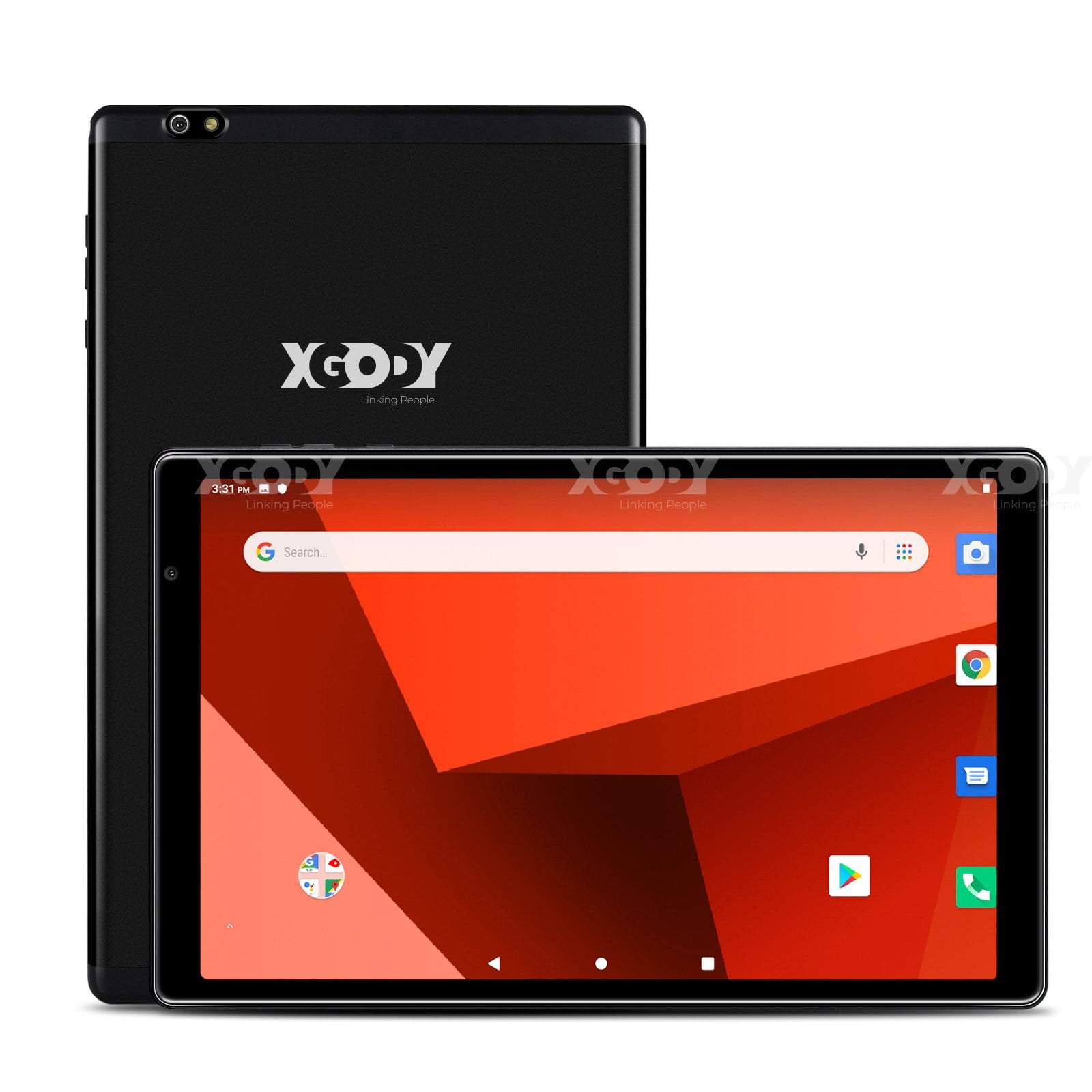 XGODY Y101 10.1 Inch Quad Core Android Tablet - Slim & Lightweight Design for Work, Study & Entertainment