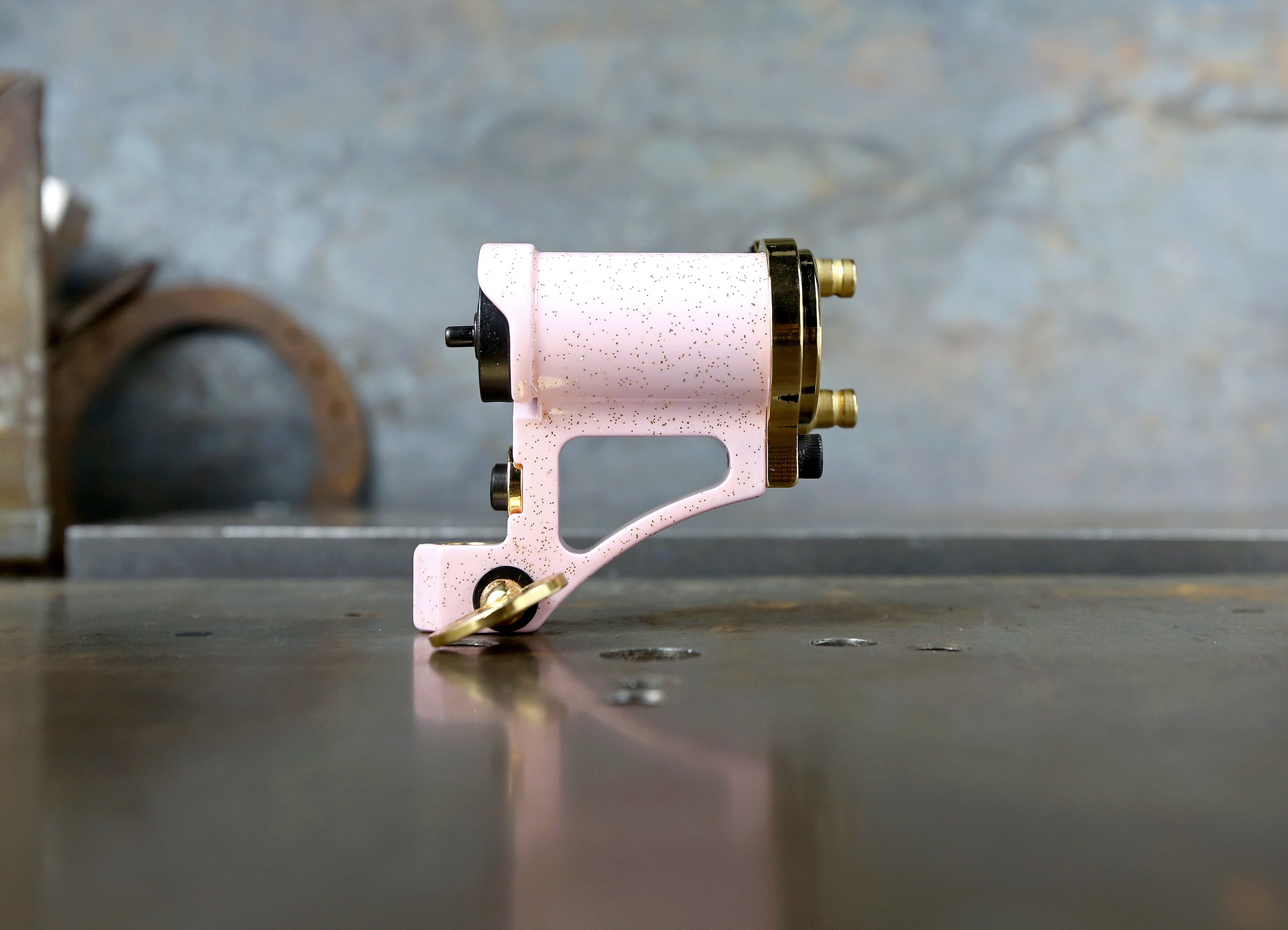 Limited Edition Pink & Gold Mike Pike PMA Direct Drive Rotary Tattoo Machine - Professional Tattoo Artist Equipment for Smooth, Precise Inking