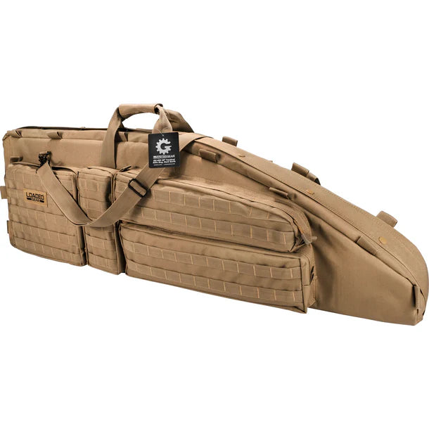 Barska BI12550 Loaded Gear 46 Tactical Rifle Bag - Black RX 600 | Durable Gun Case for Hunting, Shooting Range & Outdoor Sports | Military-Grade Protection for Firearms & Accessories