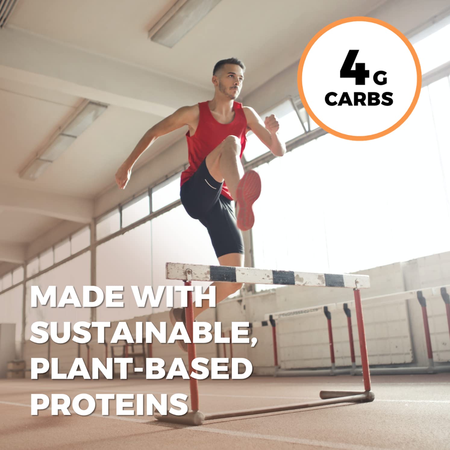 Organic Rice Protein Powder - 15g Plant-Based Protein, 2.8G BCAA - Low-Carb, Keto-Friendly, Vegan, Non-GMO, Gluten-Free - Unflavored, 16.2oz (1 Pack) for Smoothies, Baking & Post-Workout Recovery