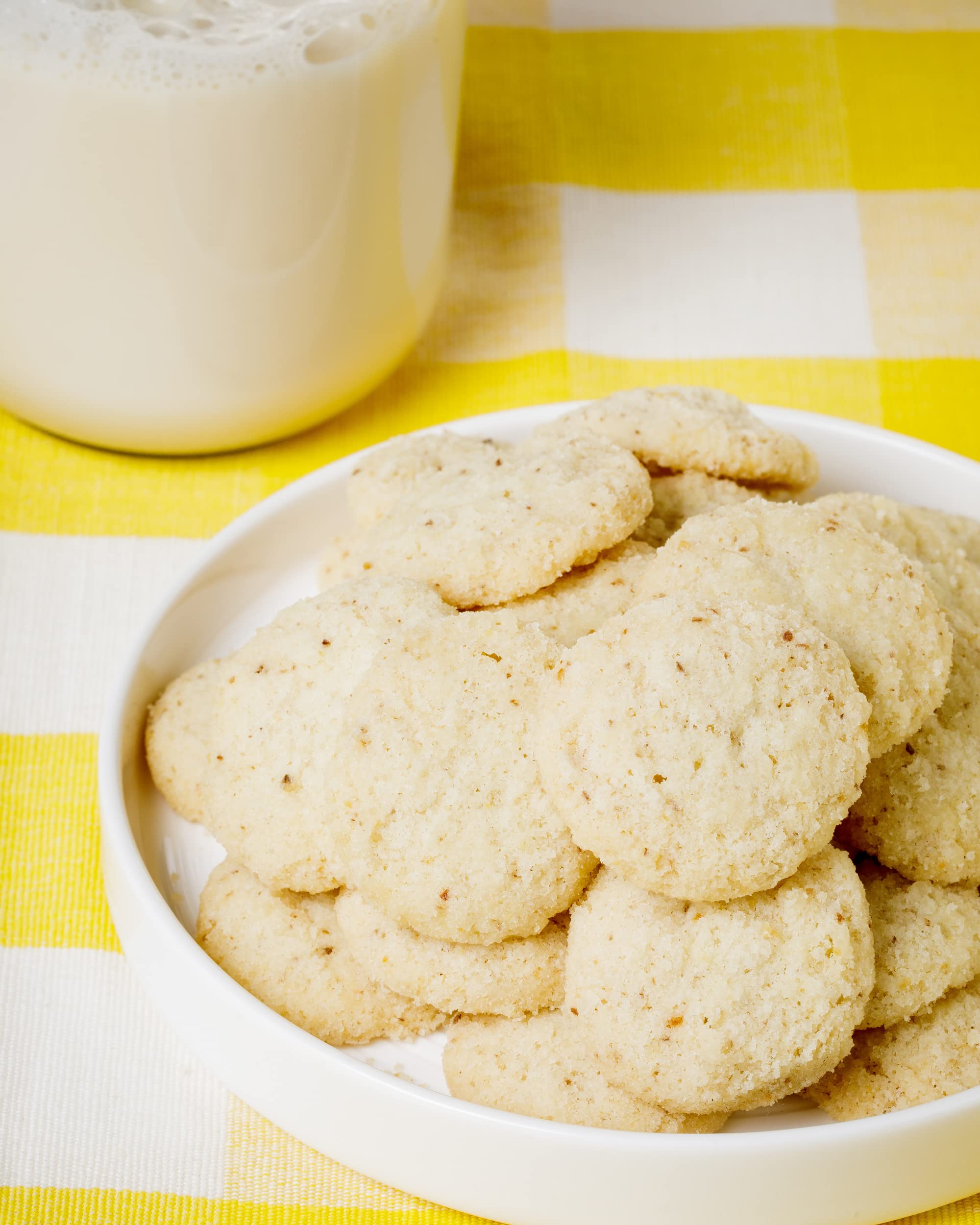 Bakeology Gluten Free Vegan Lemon Cookies - Crunchy Mini Dairy Free Snacks - Plant Based Dessert Made with Coconut Oil & Pure Ingredients - Perfect for Healthy Snacking, Lunchboxes & Tea Time Treats