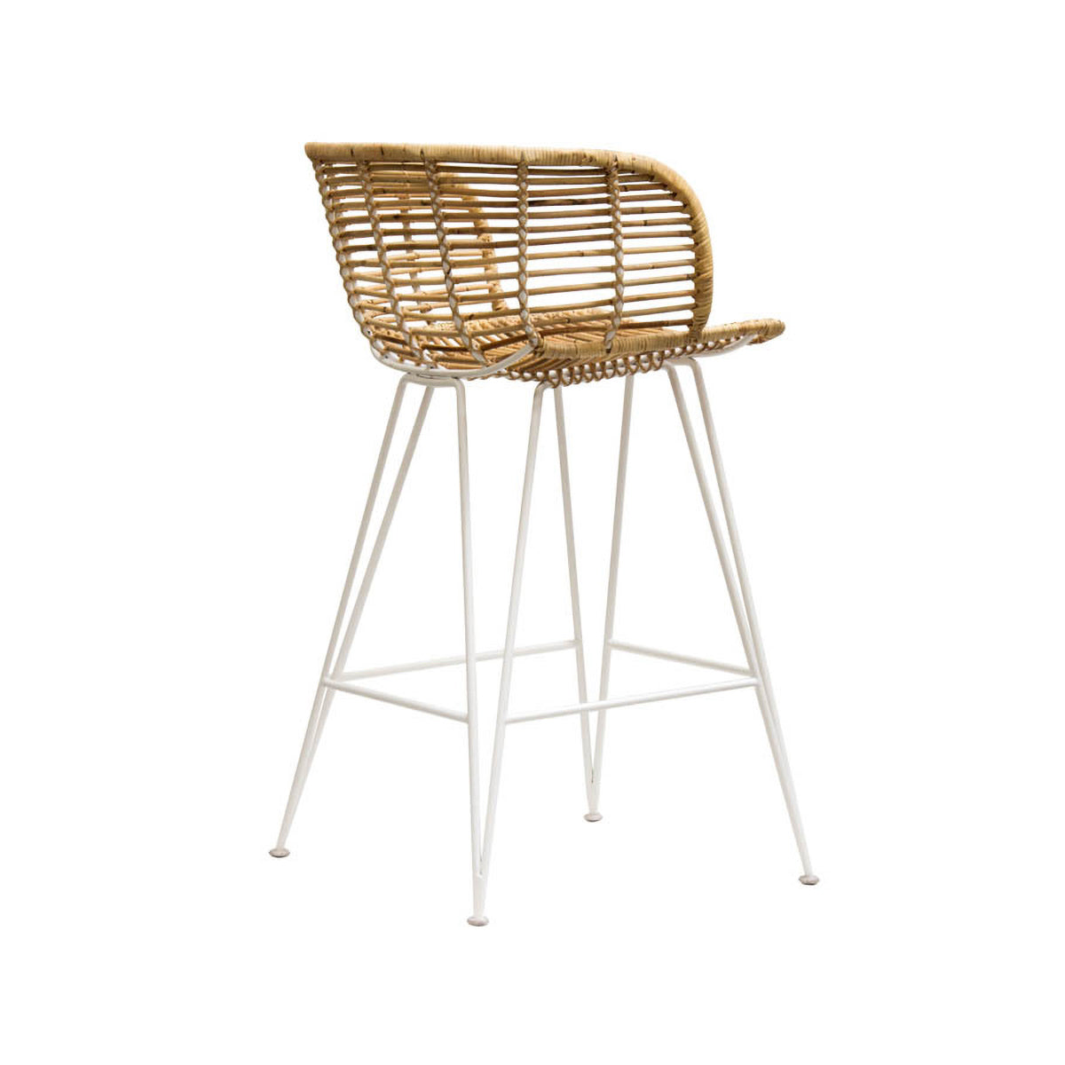 Satara Anna Bar Stool - Modern Counter Height Swivel Stool with Padded Seat for Kitchen Island, Breakfast Nook & Home Bar - Comfortable & Stylish Dining Chair for Indoor Use