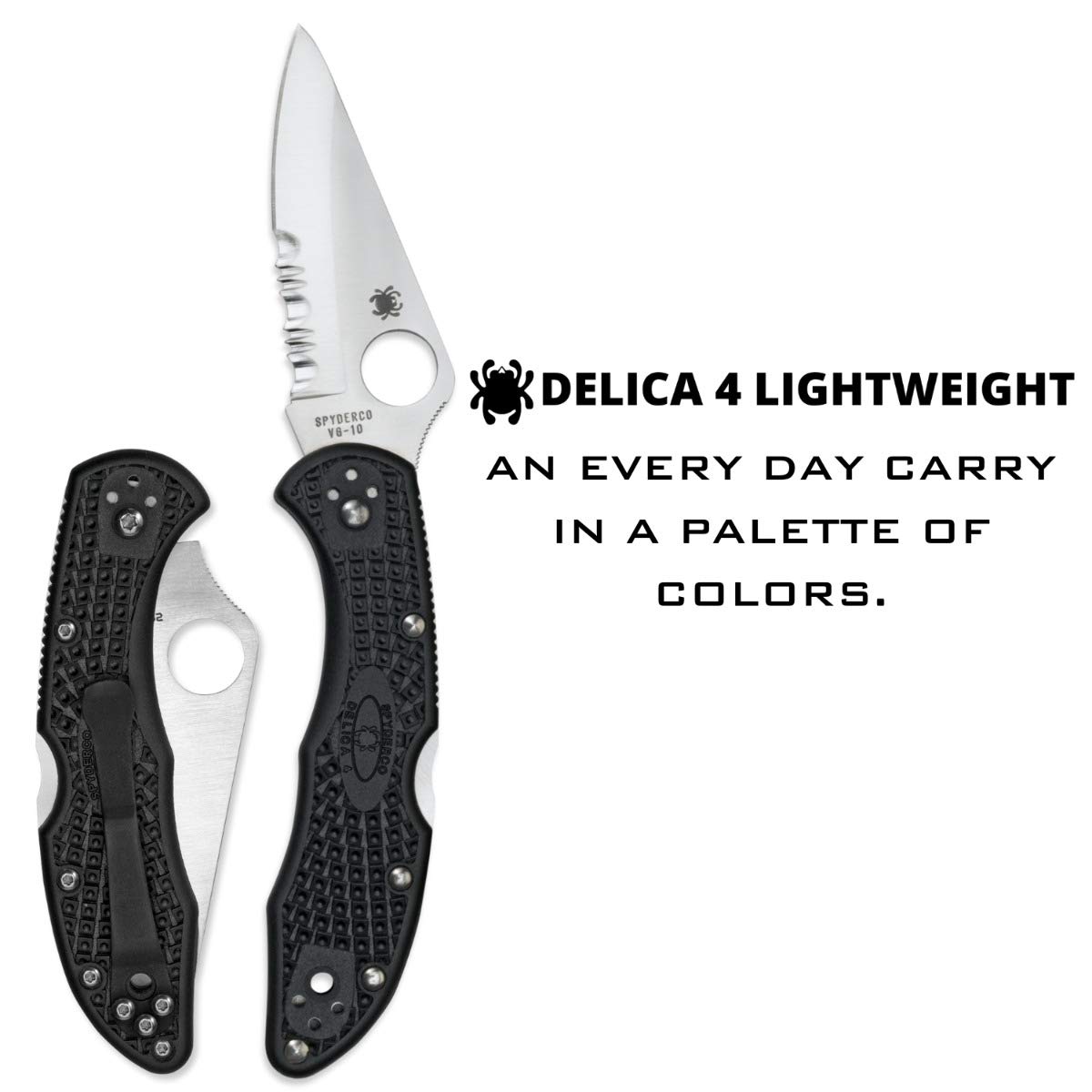 Spyderco Delica 4 Lightweight Folding Knife - 2.9