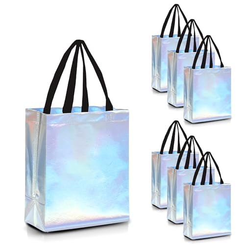 Iridescent With Black Handles - Medium Size