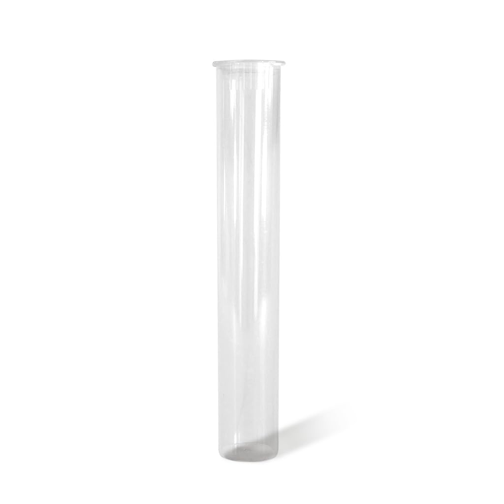 116mm Clear Pop Top Tubes - 1000 Pack | Airtight Plastic Storage Containers for Beads, Pills, Crafts & Small Parts | Perfect for Jewelry Making, Organizing & DIY Projects