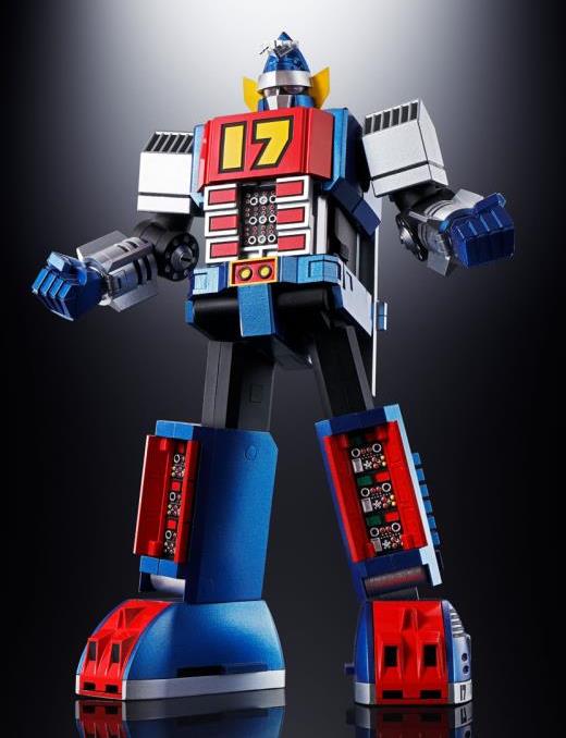 Bandai Soul of Chogokin GX-101 Daitetsujin 17 Die-Cast Metal Action Figure - Collectible Robot Toy for Anime Fans & Model Kit Enthusiasts | Perfect for Display, Gifts & Anime Collections