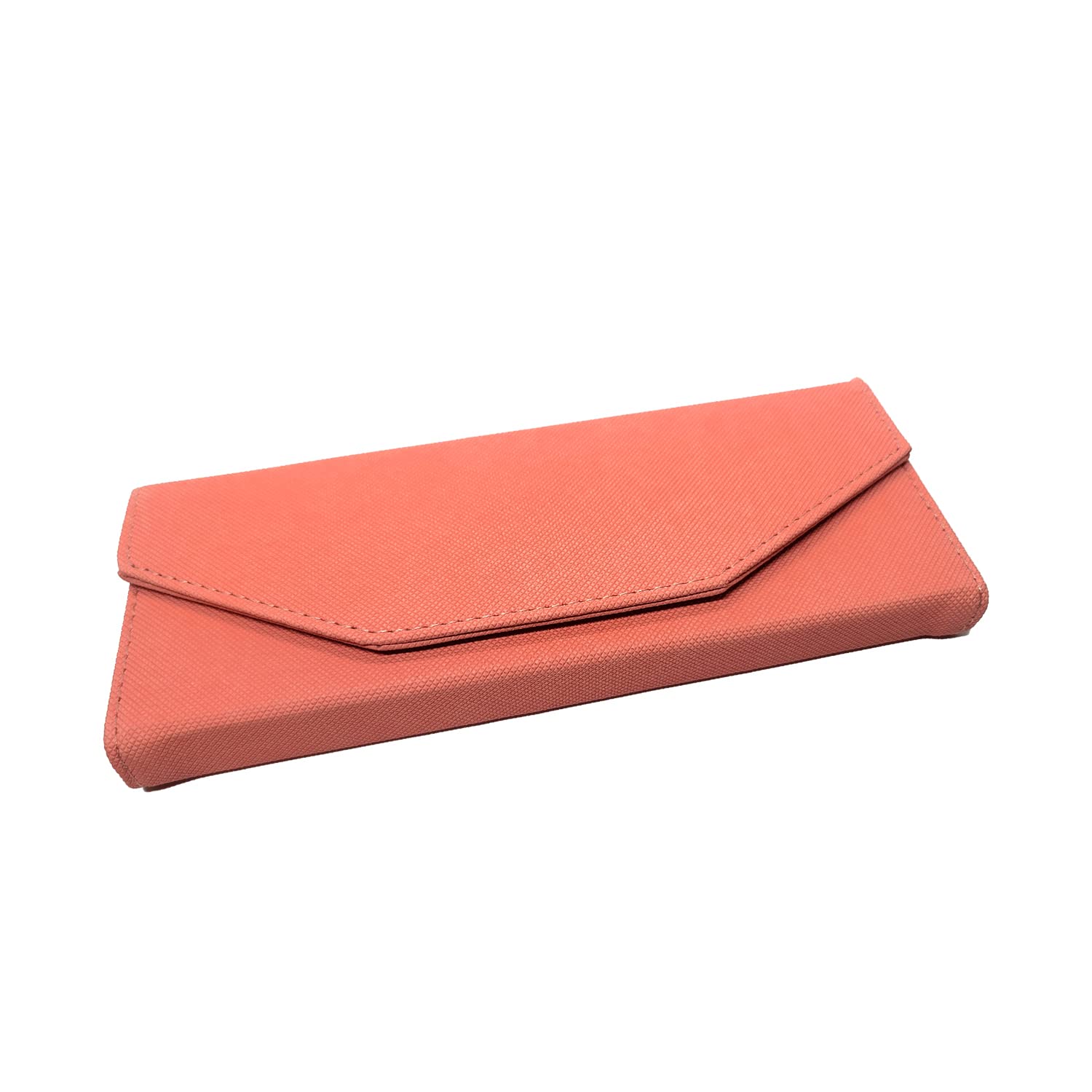 Premium Amber Lash Faux Leather Tweezer Case - Coral Pink Travel Organizer for Eyelash Extensions Tools | Perfect for Makeup Artists & Salon Professionals | Compact & Protective Storage Solution for Tweezers, Lash Tools & Beauty Accessories