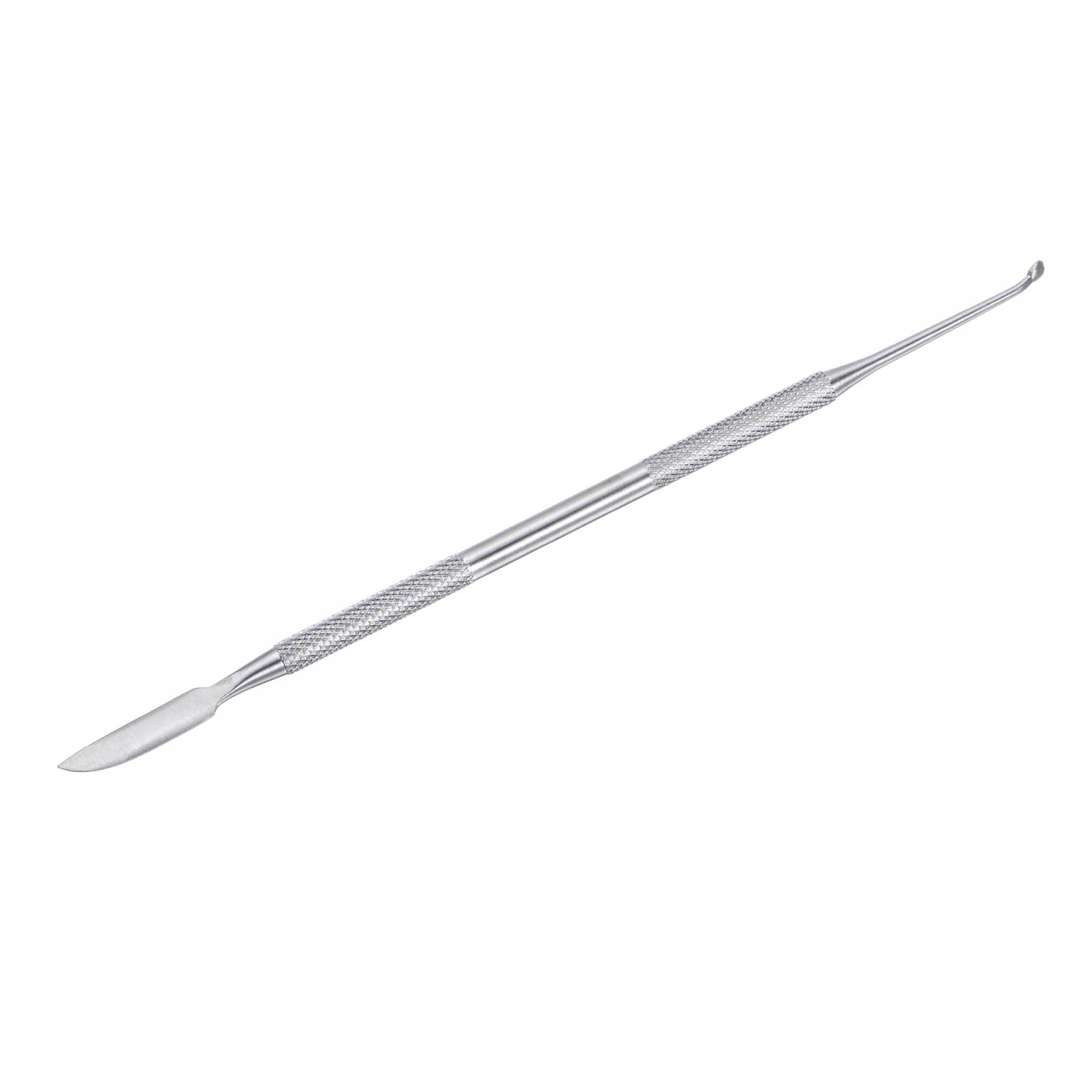 uxcell Double Ended Wax Carving Tool - Stainless Steel Knife Point & Mini Round Scoop for Pottery, Ceramic & Polymer Clay Modeling | Perfect for Sculpting, Shaping & DIY Art Projects