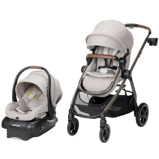 Maxi Cosi Zelia2 Luxe Travel System - Lightweight Stroller & Infant Car Seat Combo for Newborns to Toddlers | Perfect for Air Travel, Shopping & Daily Outings