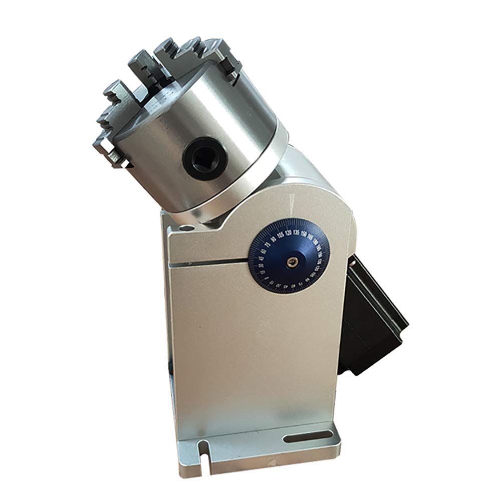 80mm Rotary Axis Fiber Marking Machine - Professional Engraving Rotary Shaft for Laser Marking, Welding & Engraving Equipment | Perfect for Metal, Plastic & Wood Engraving in Industrial & DIY Projects