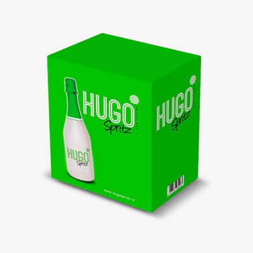 Dolceterra Hugo Spritz Italian Aperitif - 6 Pack (750ml/25.4oz Each) | Refreshing Elderflower & Mint Cocktail for Summer Parties, Picnics & Outdoor Gatherings