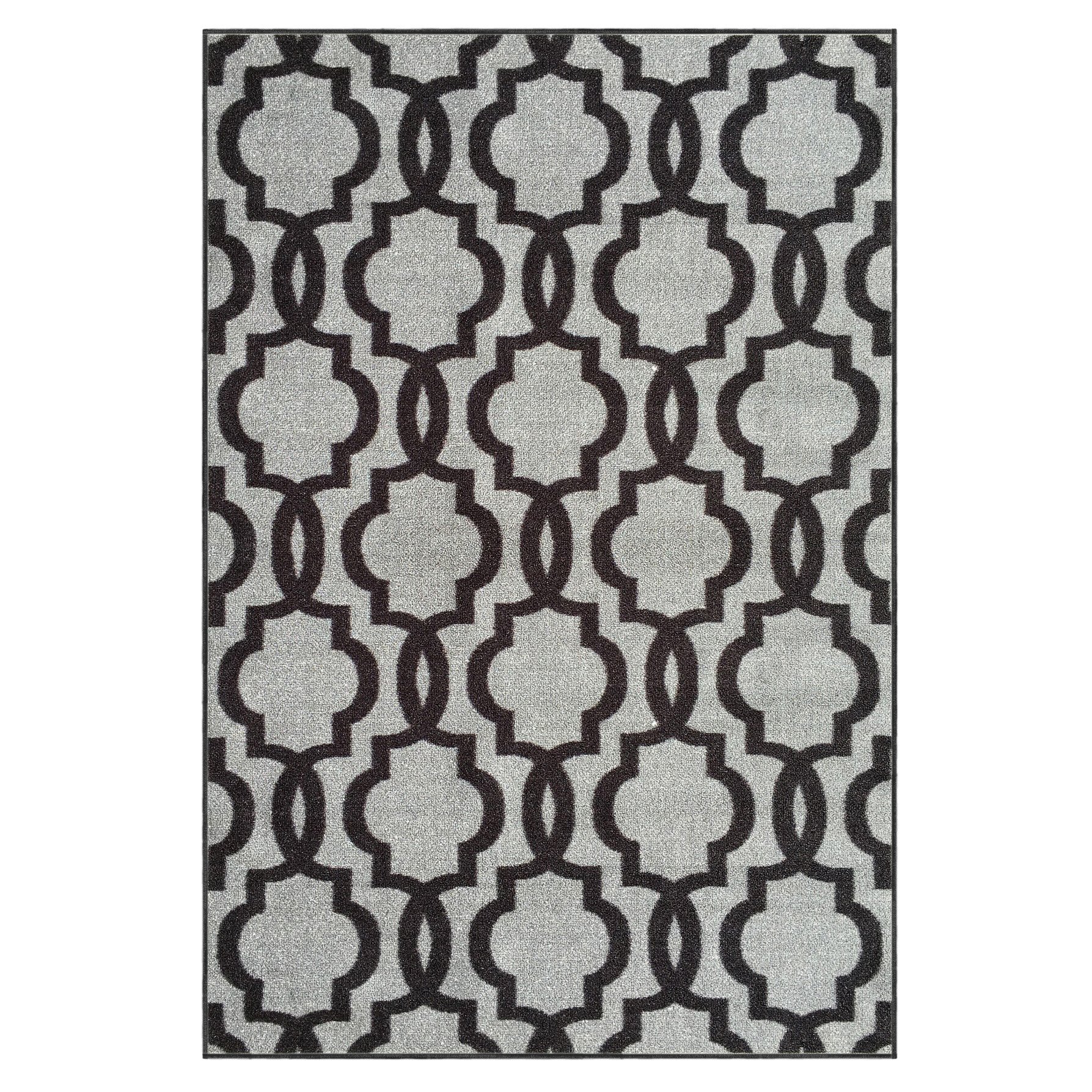 Kapaqua Non-Slip Moroccan Trellis Area Rug 3'4