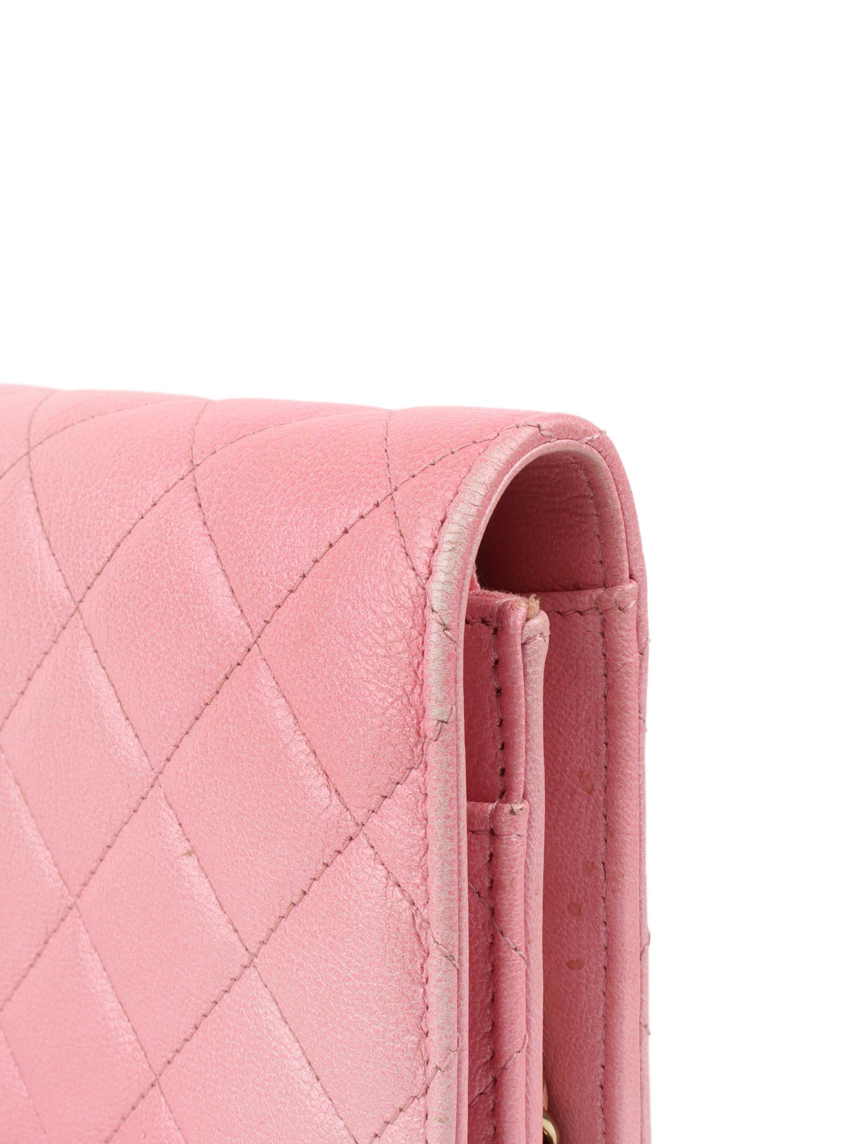 Chanel Light Pink Wallet on Chain - Stylish Crossbody Bag for Women | Perfect for Parties, Dates & Everyday Use