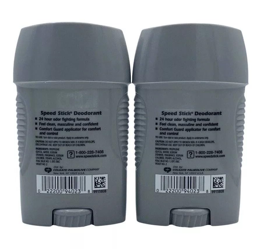 Speed Stick Ocean Surf Antiperspirant Deodorant for Men - 3 Pack Travel Size (1.8 Oz Each) with Free Travel Bag | Fresh Scent, 48-Hour Protection | Perfect for Gym, Office & Travel Essentials