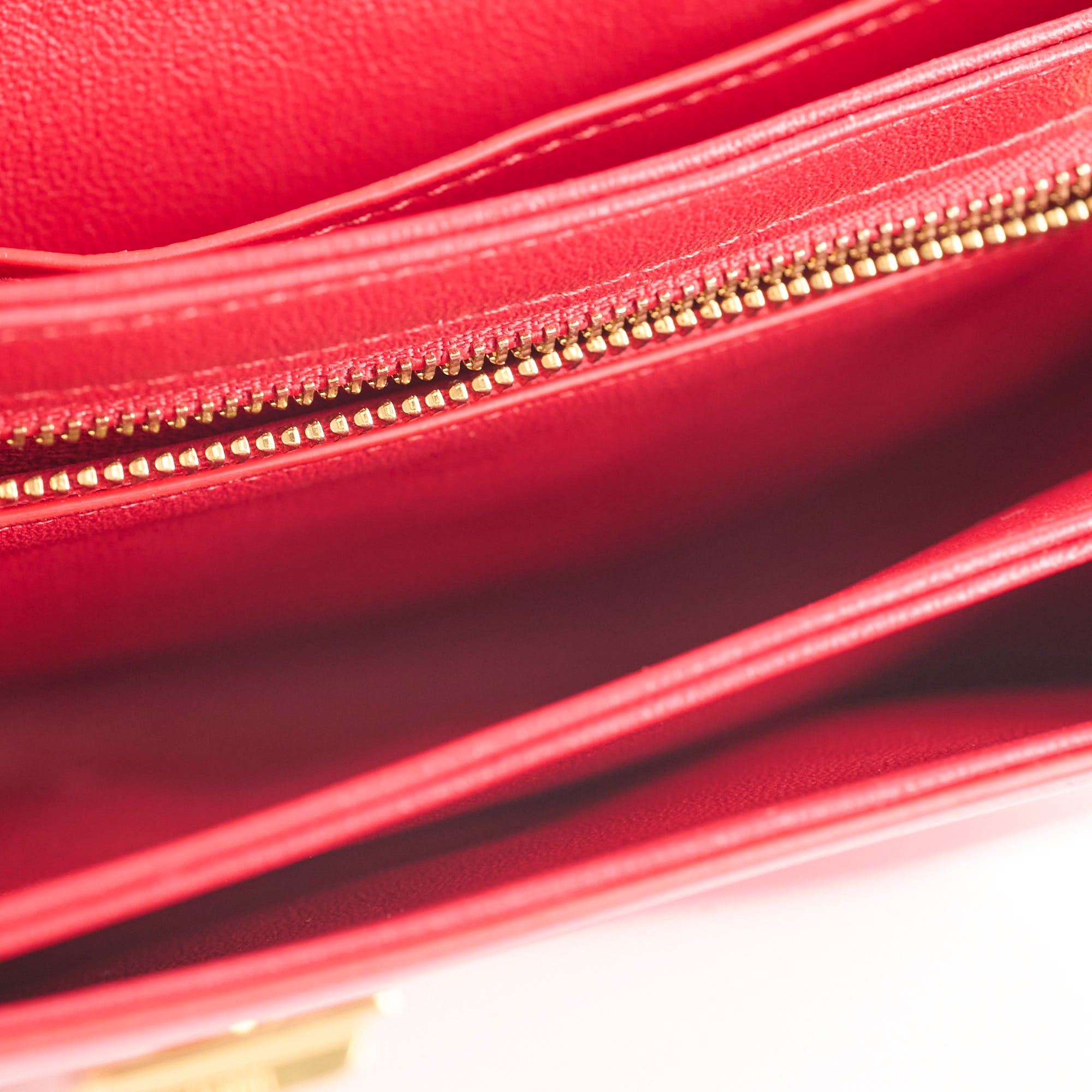 Celine Red C Logo Bag Smooth Calfskin Leather Handbag for Women - Luxury Designer Shoulder Bag for Work, Party & Everyday Use