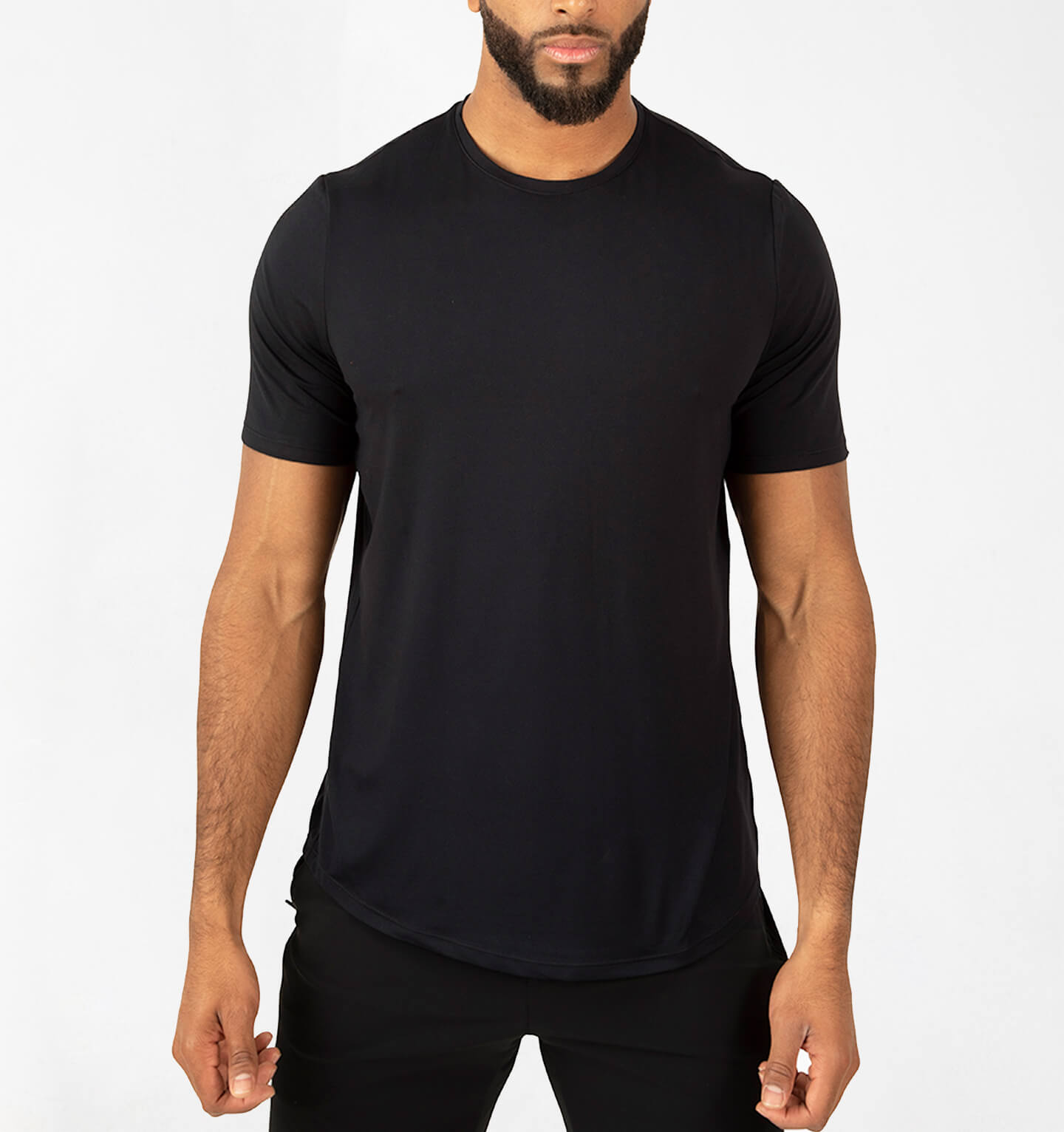 Unrl Ultra Tee Black - Premium Soft Cotton T-Shirt for Men - Perfect for Casual Wear, Gym & Everyday Comfort