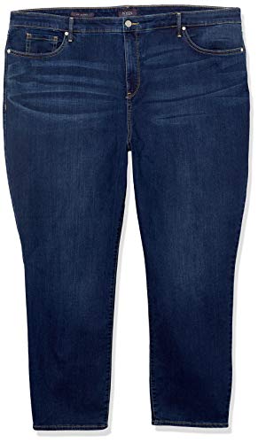 NYDJ Women's Plus Size Skinny Ankle Jeans - Stretch Denim Pants for Curvy Figures | Perfect for Work, Casual Outfits & Everyday Comfort