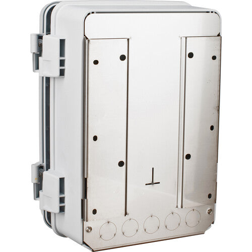Axis Communications T98A15 VE Outdoor Surveillance Cabinet - Weatherproof Security Enclosure for IP Cameras & Network Equipment - Ideal for Parking Lots, Warehouses & Commercial Buildings