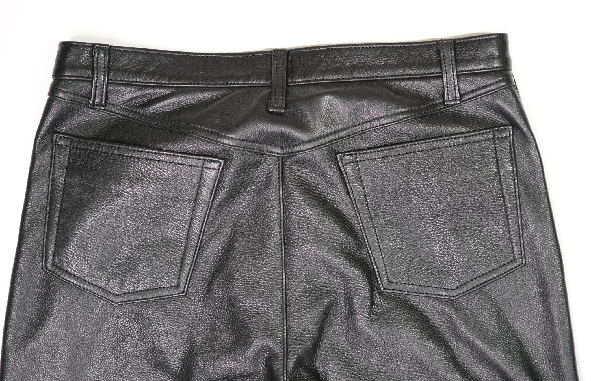 Premium Black Steerhide Leather Pants for Men & Women - High-Quality Genuine Leather Motorcycle Pants for Riding, Fashion & Everyday Wear