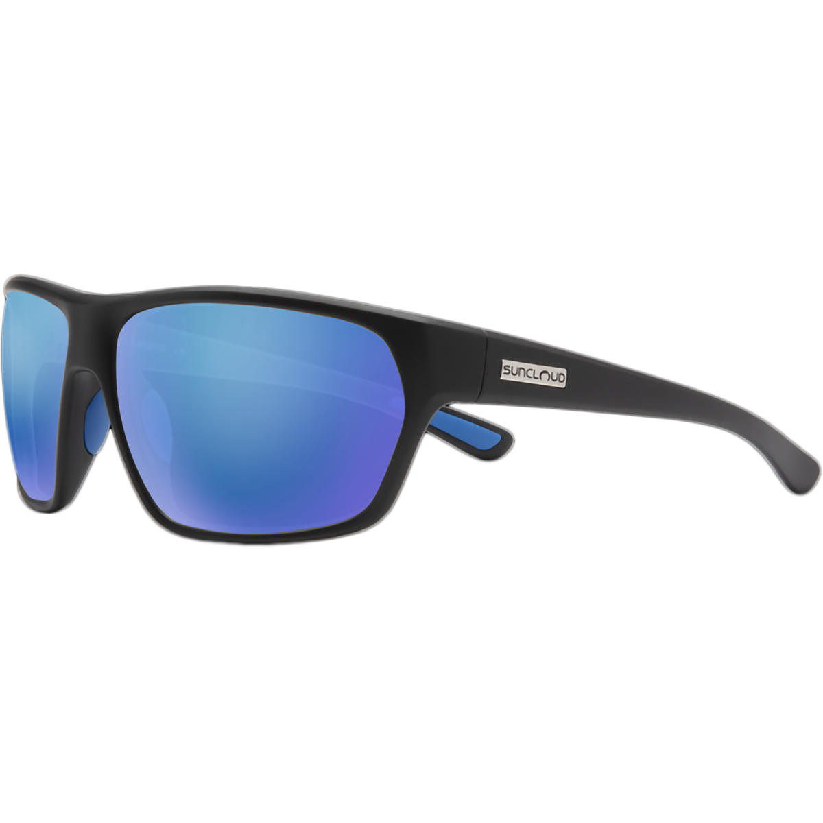 Matte Black/Polarized Blue Mirror