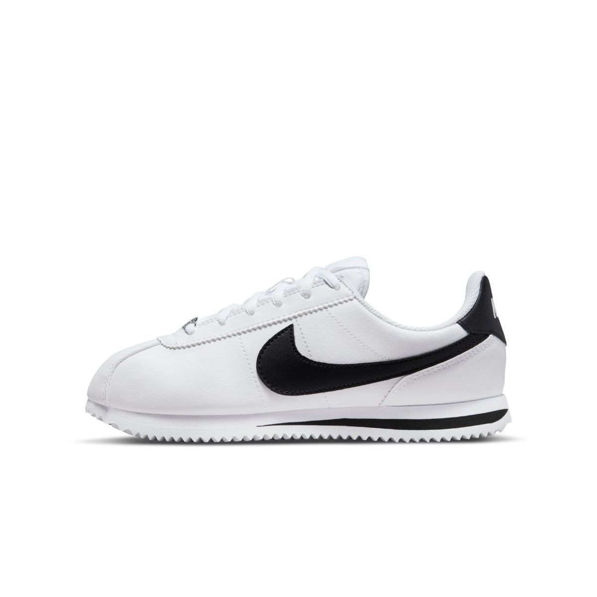 Nike Kids' Cortez Basic Sneakers - White & Lightweight Running Shoes for Boys & Girls - Perfect for School, Sports & Casual Wear