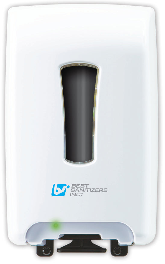 VersaClenz Automatic Touchless Hand Sanitizer Dispenser - White | Wall-Mounted for Home, Office & Public Spaces | Hygienic & Contact-Free Solution