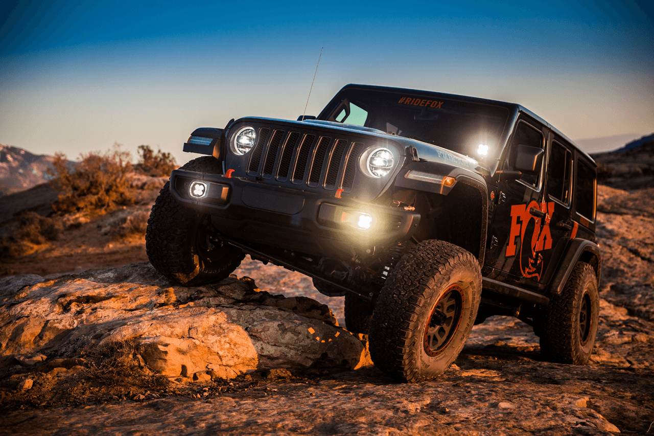 2023 Jeep Gladiator JT Fox 2.0 Performance Series TS Stabilizer - Off-Road Suspension Upgrade for Enhanced Handling & Control on Rough Terrains