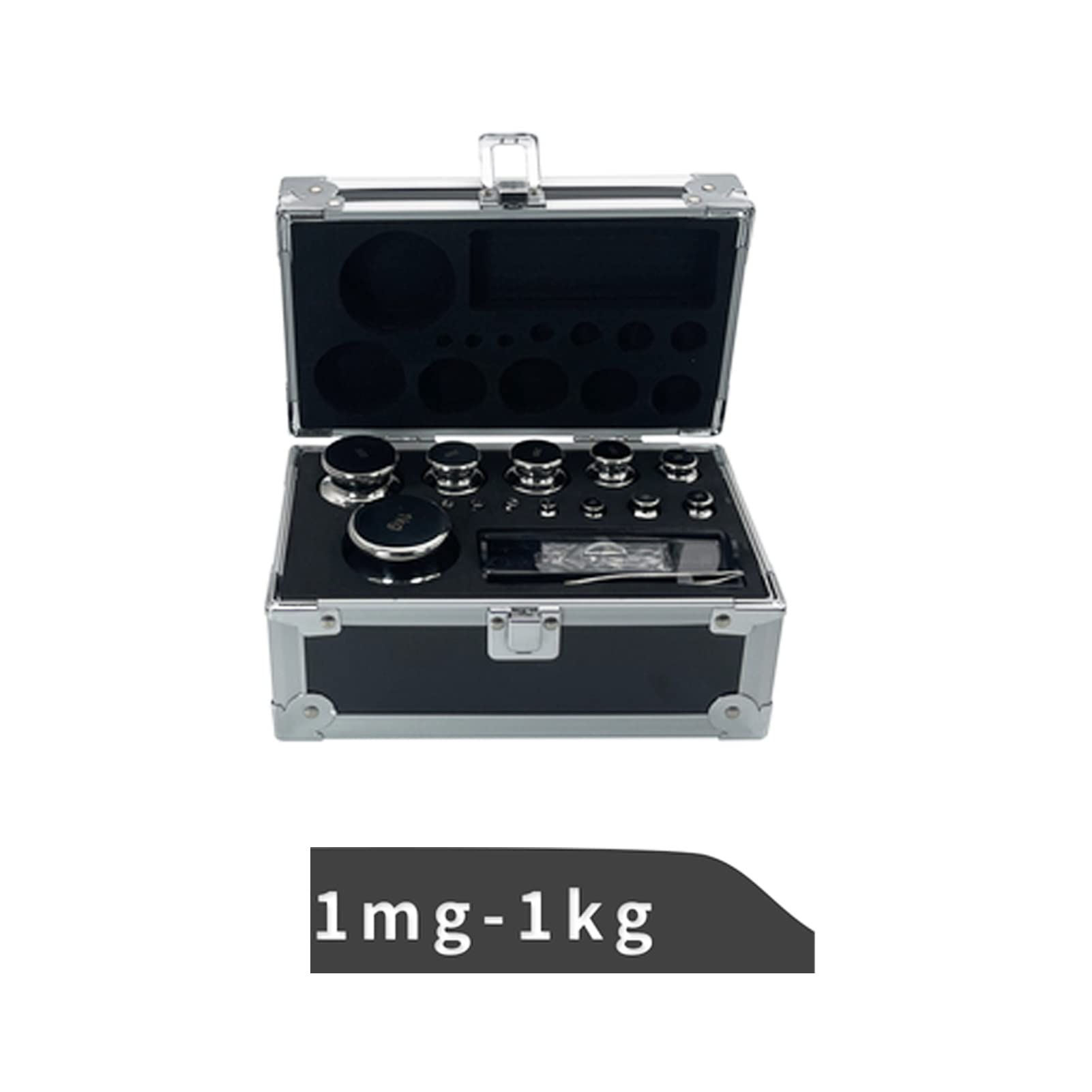 Precision Calibration Weight Sets - Stainless Steel 1mg to 1kg Class M1 for Lab Scales & Analytical Balances | Perfect for Jewelry Scales, Pharmacy, and Scientific Research