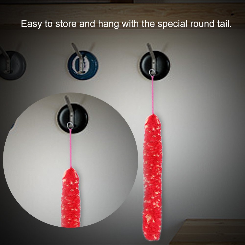Premium Nylon Flute Cleaning Brush - Durable & Practical Flute Cleaner for Small Bowls with Flutes (Red) - Perfect for Instrument Maintenance & Music Accessories Care