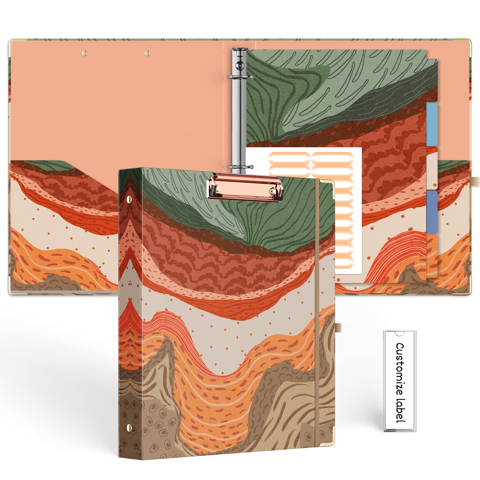1 Inch 3 Ring Binder for Letter Size 8.5