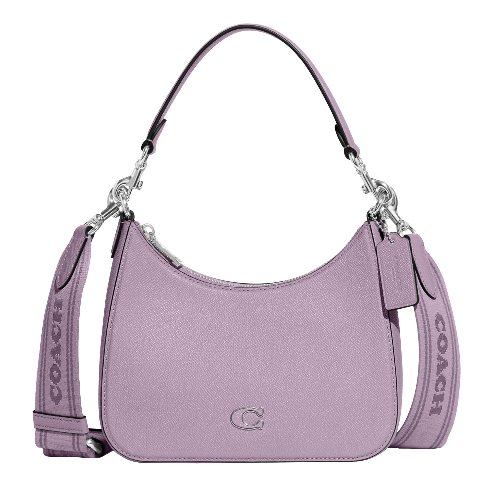 Coach Unisex Hobo Crossbody Bag in Durable Crossgrain Leather - Stylish & Functional for Work, Travel & Everyday Use