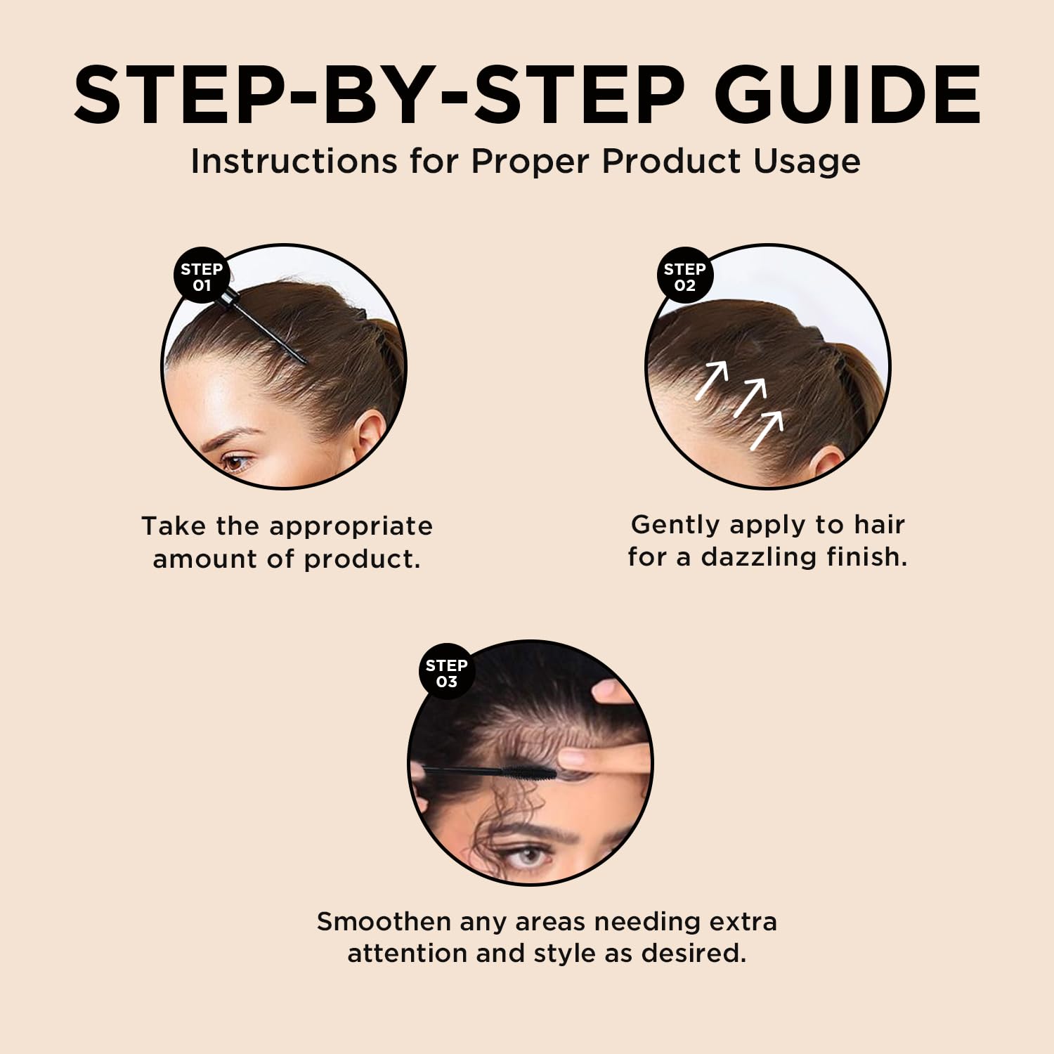 ORGATRE Hair Finishing Stick for Frizzy Hair - 15ml Baby Hair Fixer | Anti-Flyaway Hair Wax Wand | Non-Greasy Styling Stick for Women | Perfect for Smoothing Flyaways & Baby Hairs | Great for Daily Styling, Work, and Special Occasions