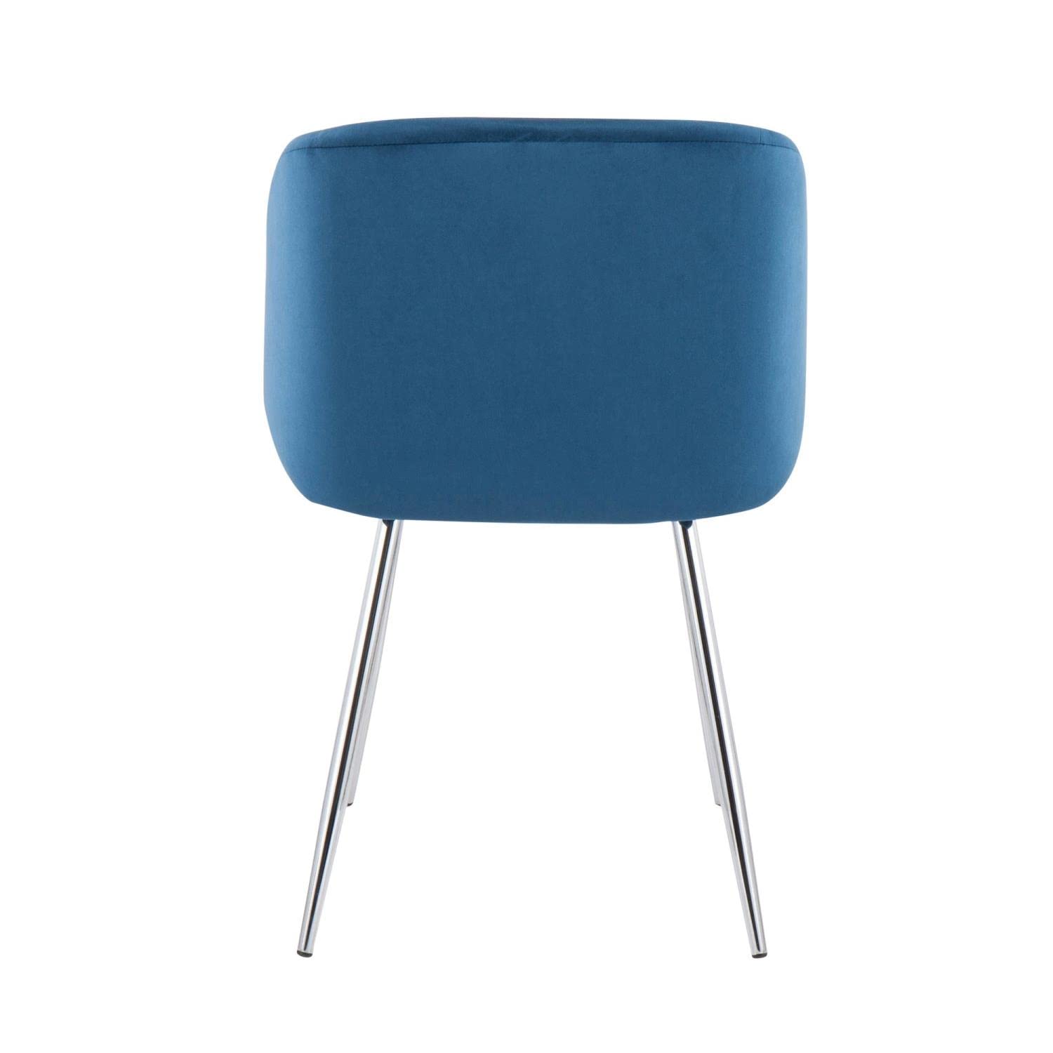LumiSource Fran Chair - Set of 2 Modern Upholstered Dining Chairs for Kitchen Table, Comfortable Contemporary Seating for Home & Restaurant Use