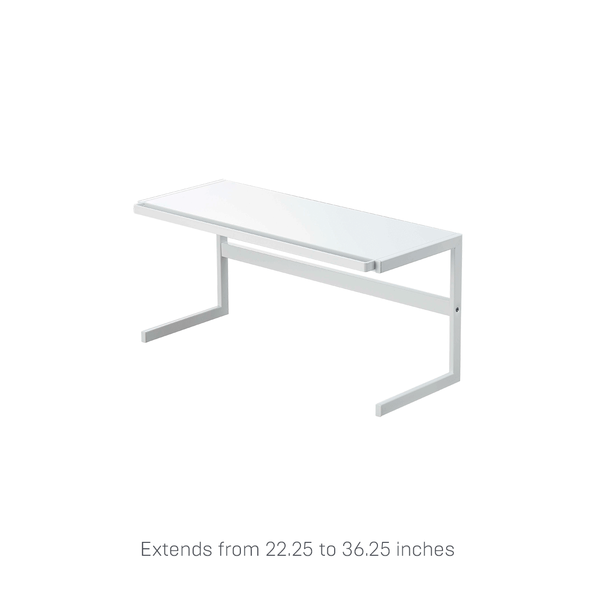 Expandable Countertop Shelf - Sturdy Steel Organizer for Kitchen, Bathroom & Office Storage | Space-Saving Solution for Small Spaces