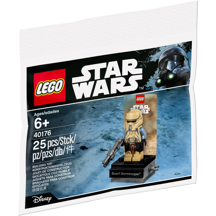 Original Lego Star Wars 40176 Scarif Stormtrooper Building Kit | Star Wars Collectible Minifigure | Perfect for Display, Gifts & Play | Great for Fans, Collectors & Kids